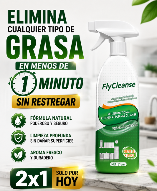 Desengrasante para la cocina 2x1 - elimina grasa en una sola pasada - 50% DE DESCUENTO SOLO HOY + OBSEQUIO